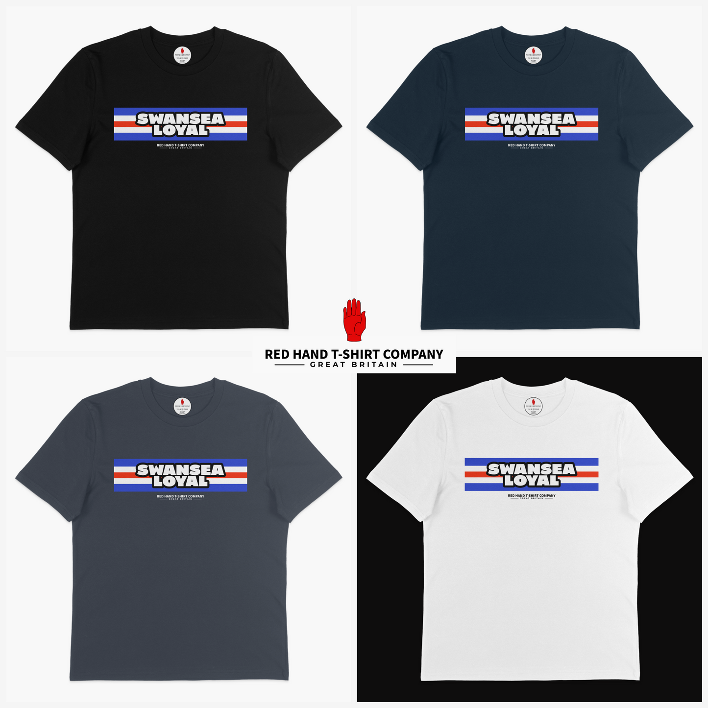 Swansea Loyal Five Stripe T-shirt