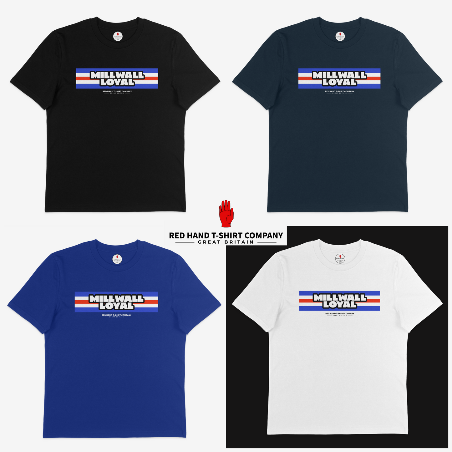 Millwall Loyal Five Stripe T-shirt