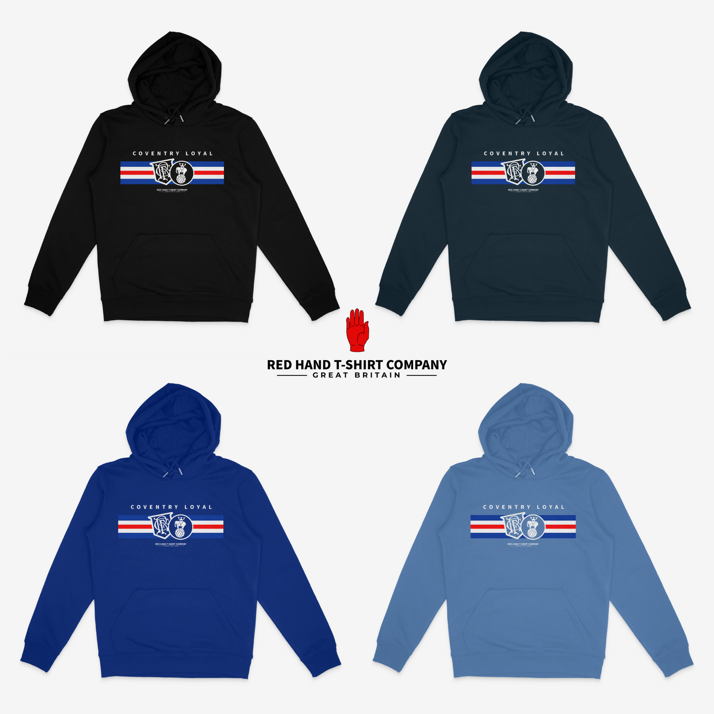 Rangers Coventry Five Stripe Hoodie
