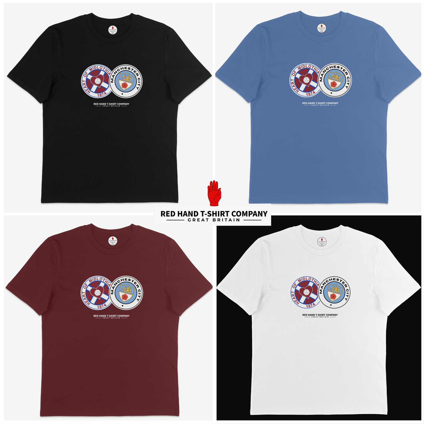 Hearts Man City T-shirt