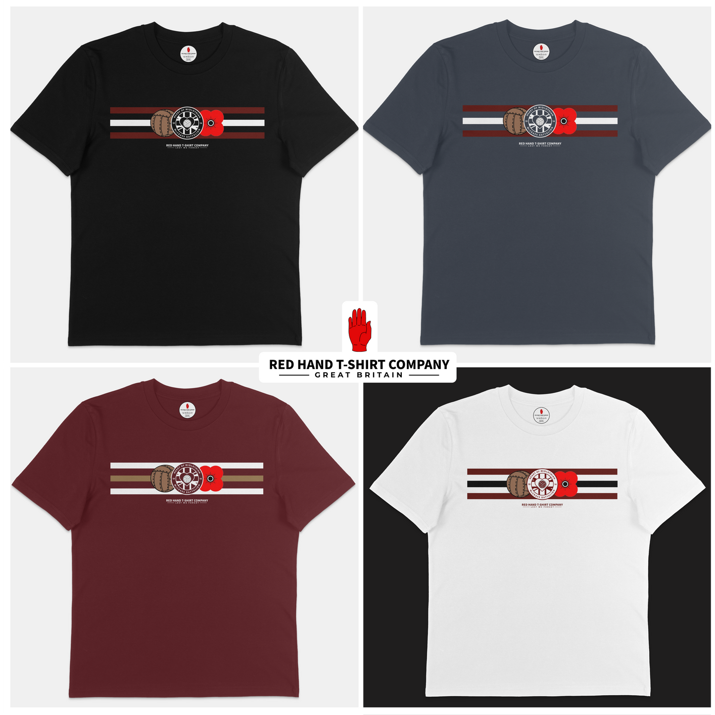 Hearts McCraes Battalion Five Stripe T-shirt