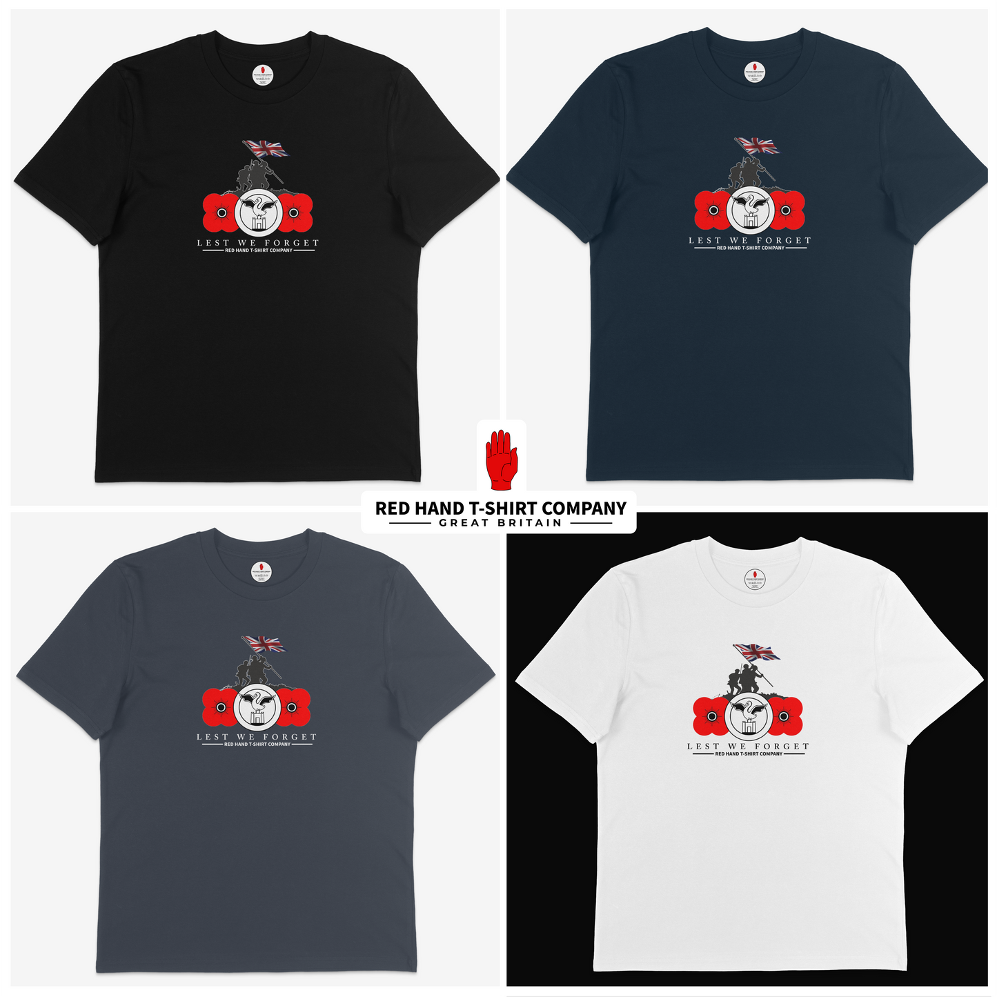 Swansea Lest We Forget T-shirt