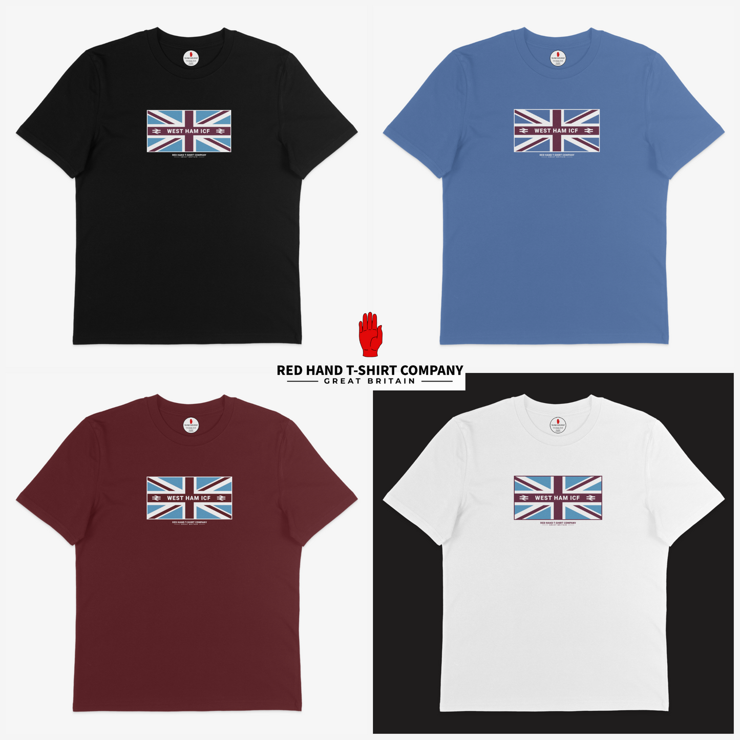 West Ham ICF Union Flag T-shirt