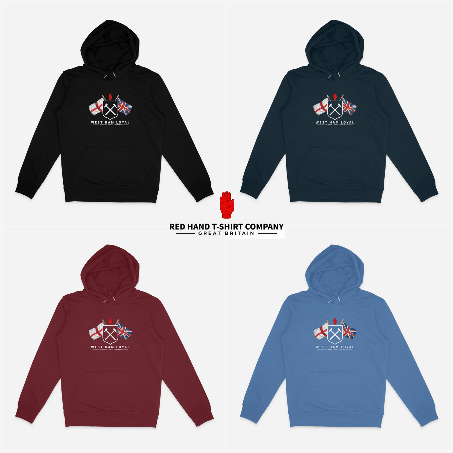 West Ham Loyal St George & Union Flag Hoodie