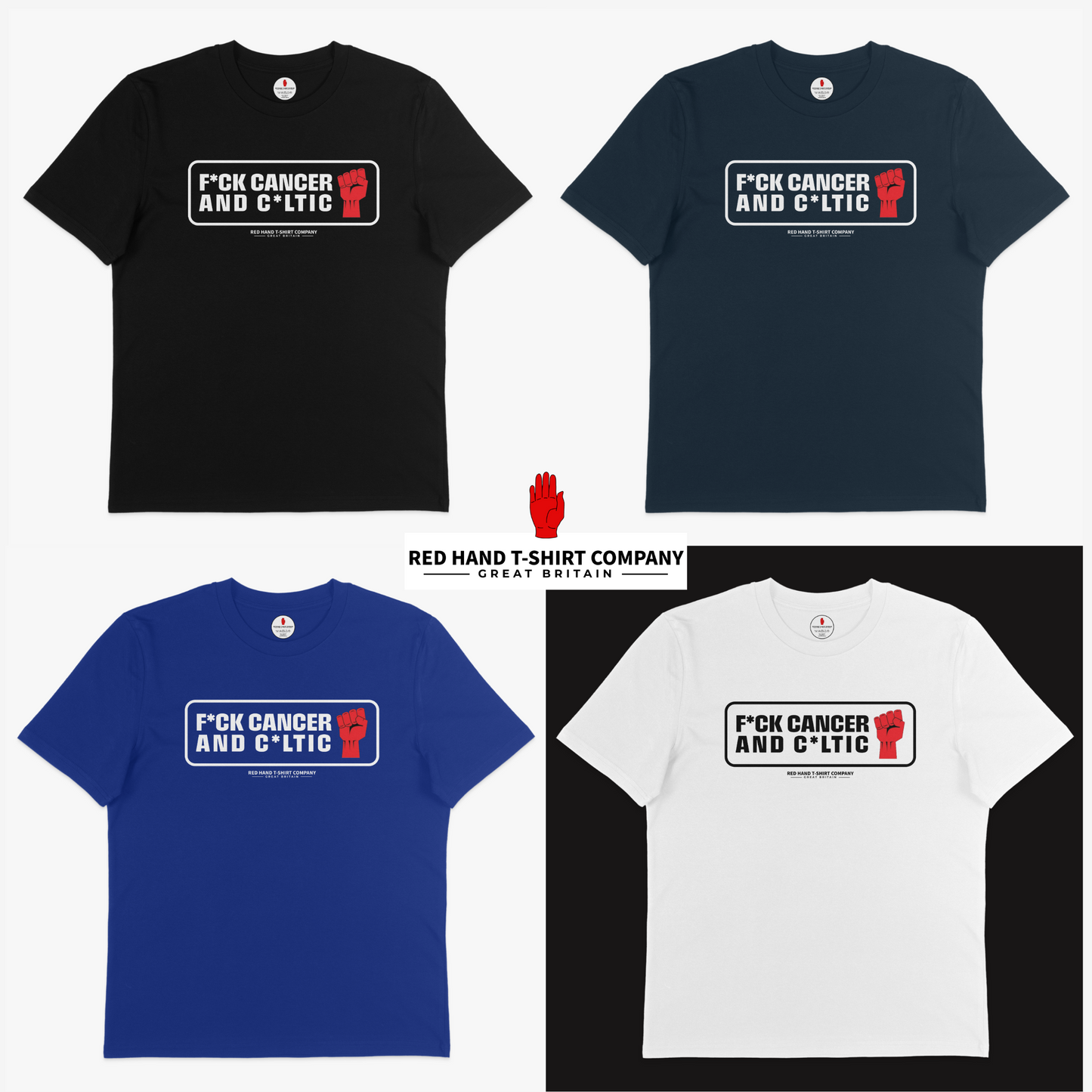 F*ck Cancer And C*ltic T-Shirt (£5 donation)