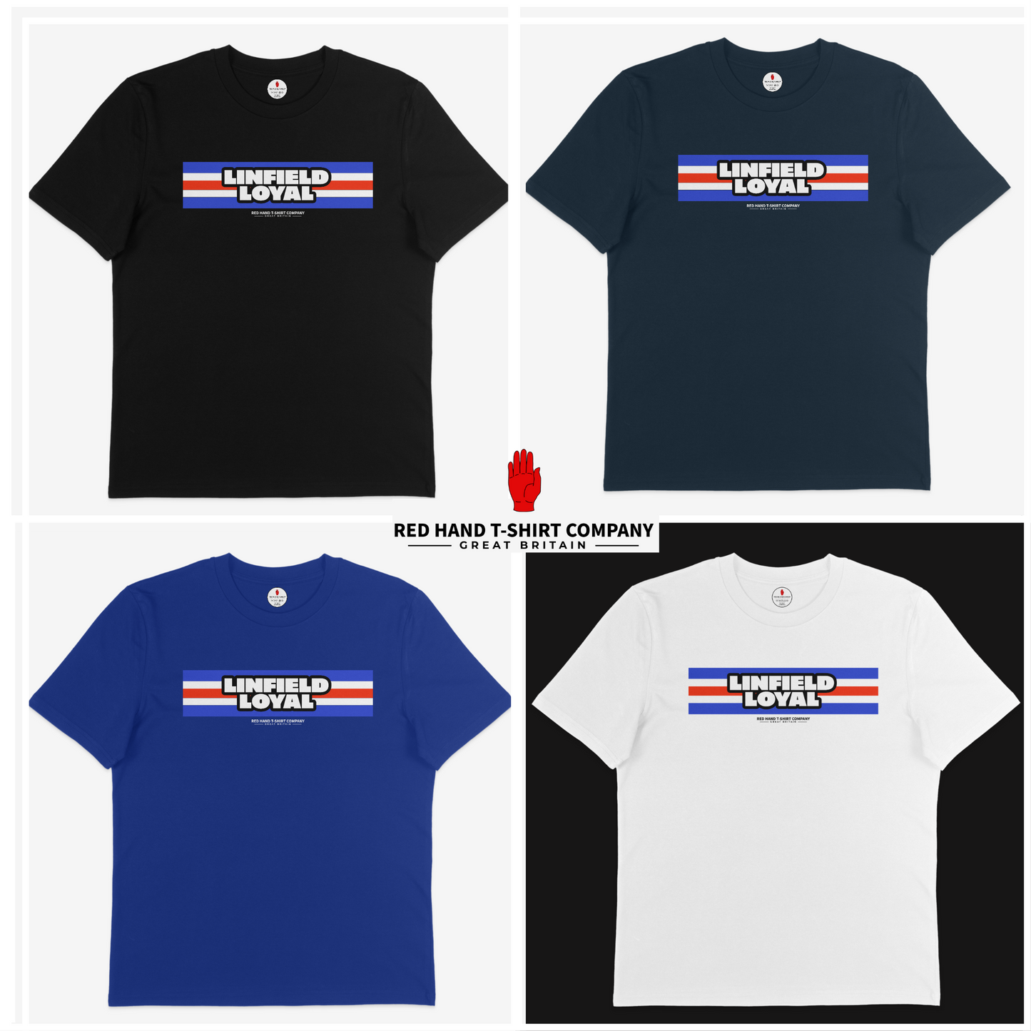 Linfield Loyal Five Stripe T-shirt