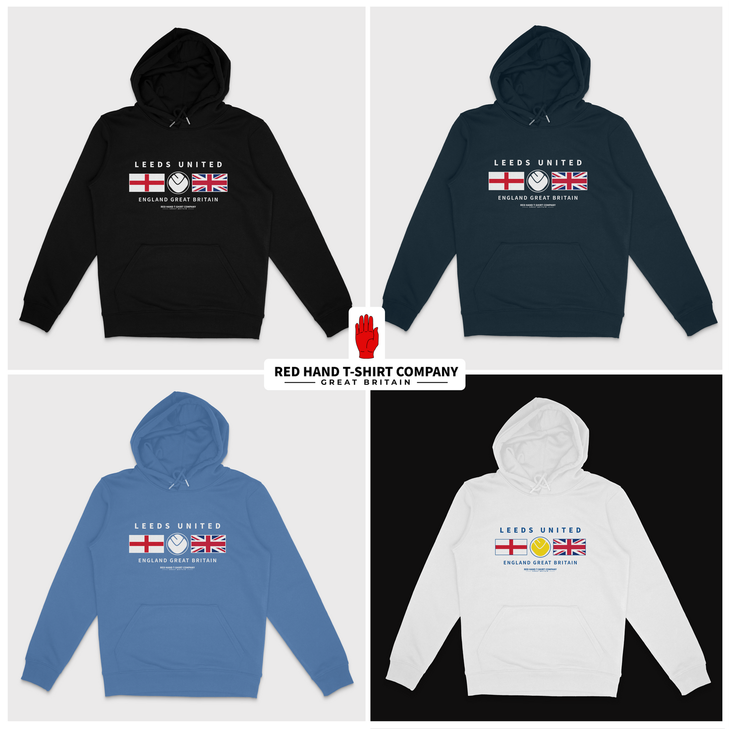 Leeds United England Great Britain Hoodie
