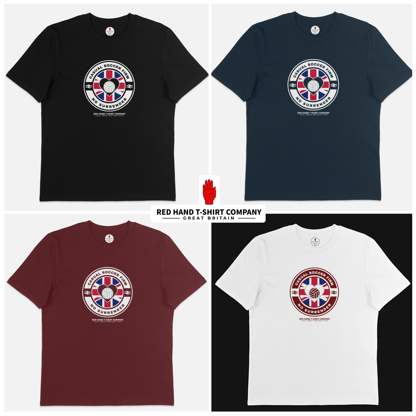 Casual Soccer Firm No Surrender T-shirt