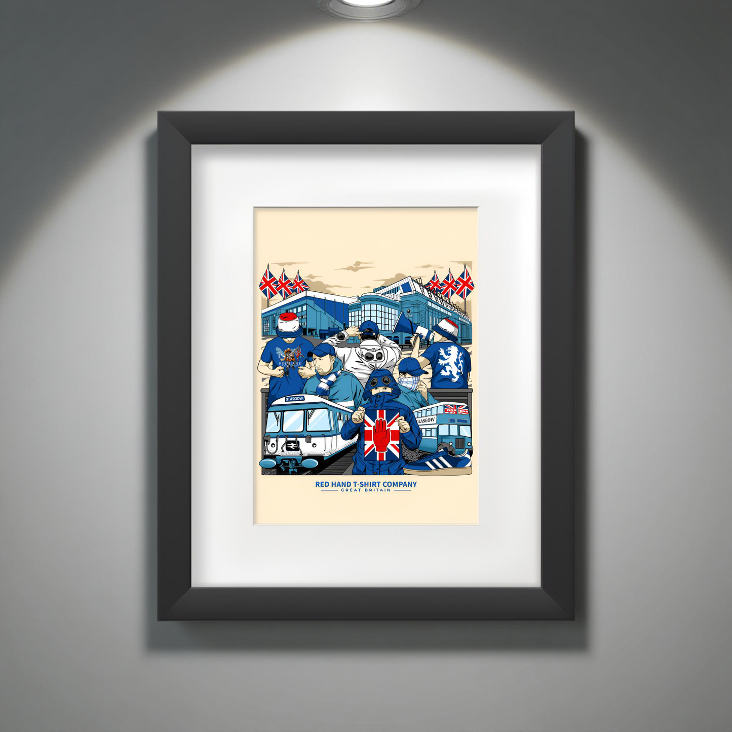 Glasgow Rangers A Way Of Life A4 Print