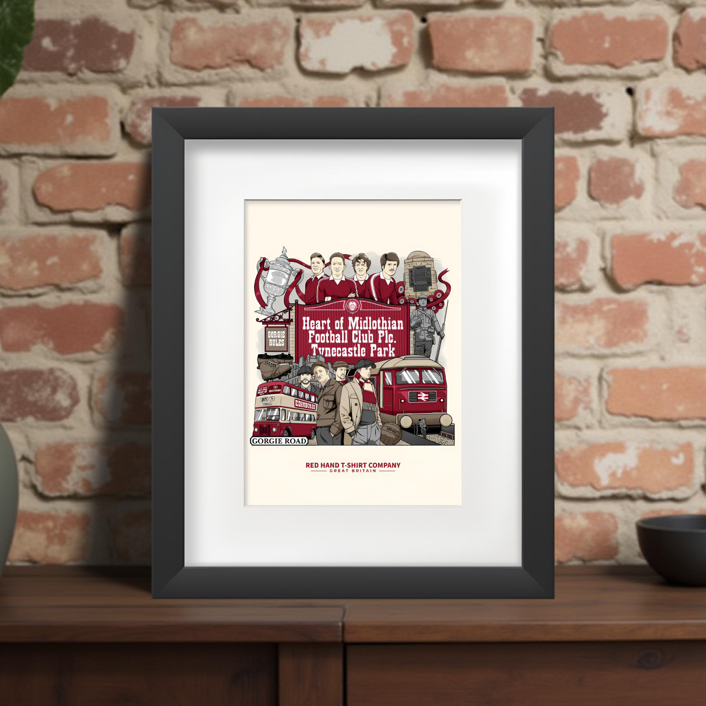 Heart Of Midlothian A Way Of Life A4 Print