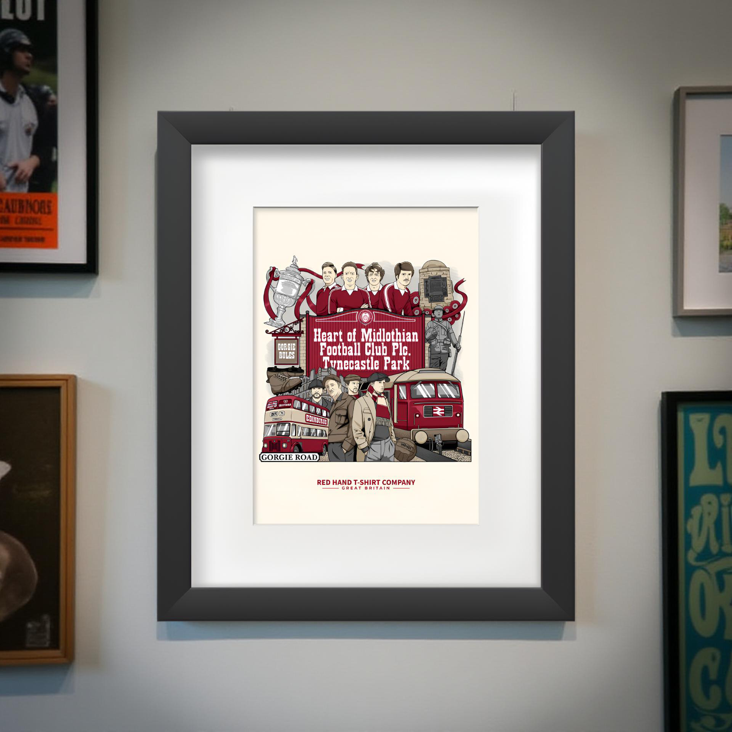 Heart Of Midlothian A Way Of Life A4 Print