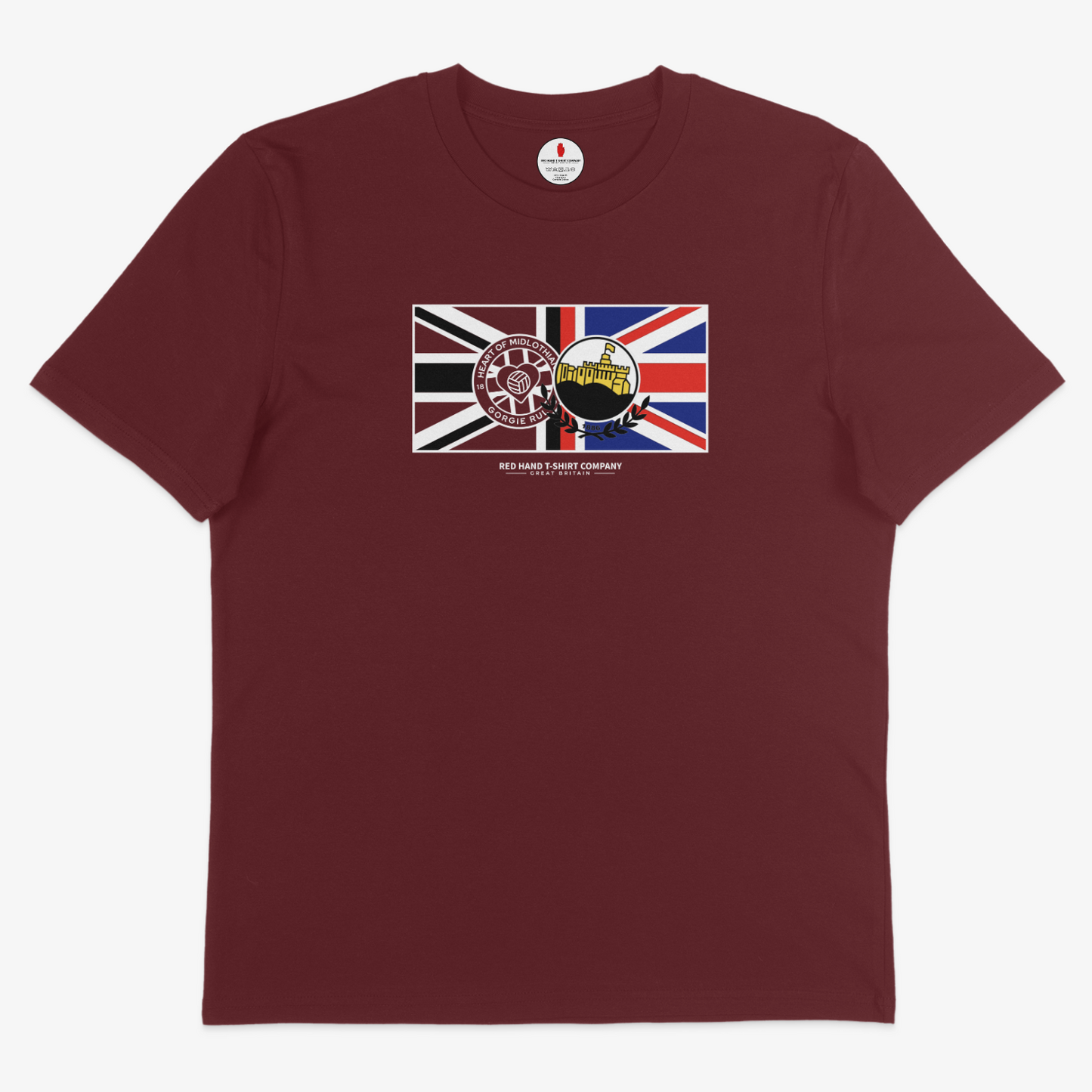 Hearts Linfield Union Jack T-Shirt