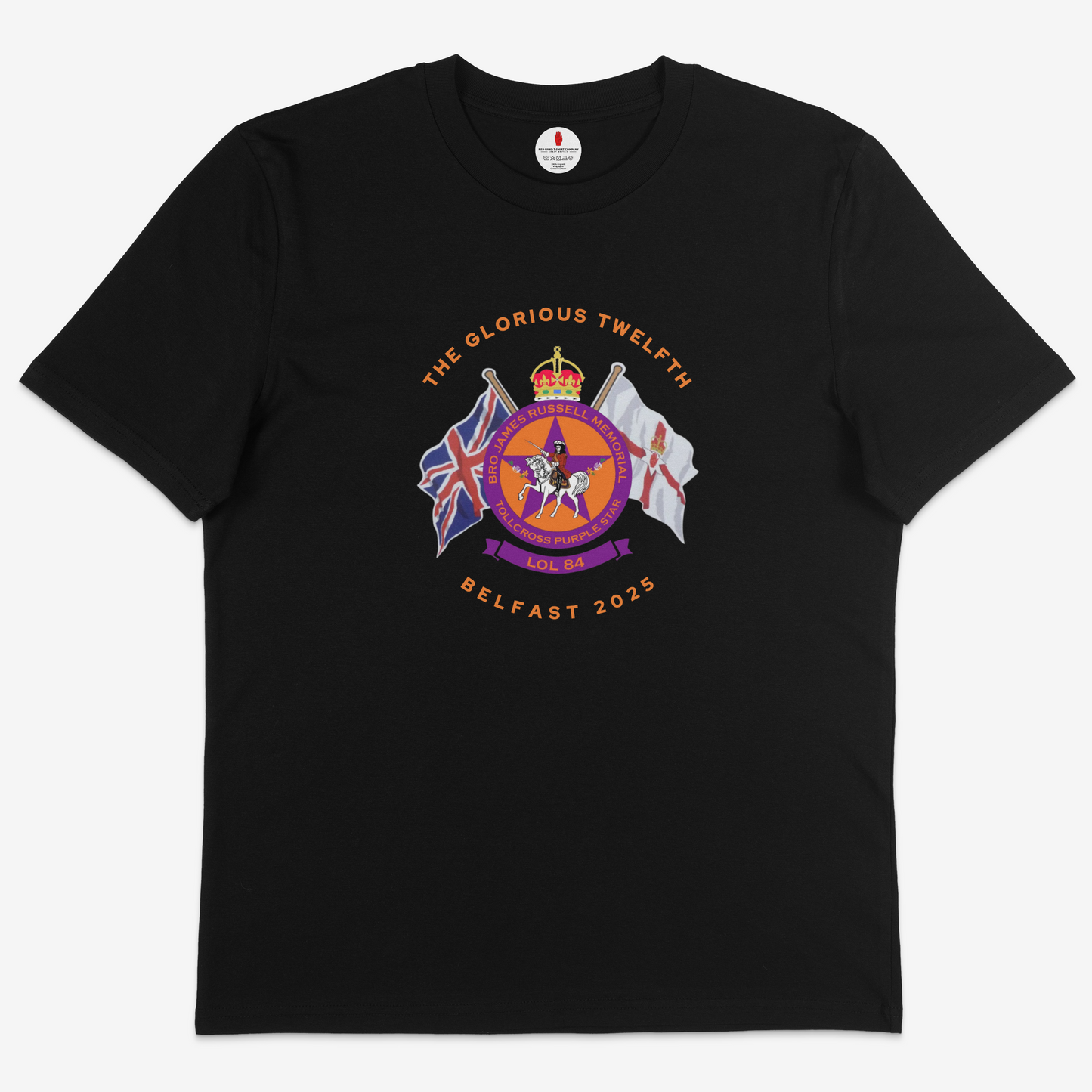 Tollcross Purple Star T-Shirt