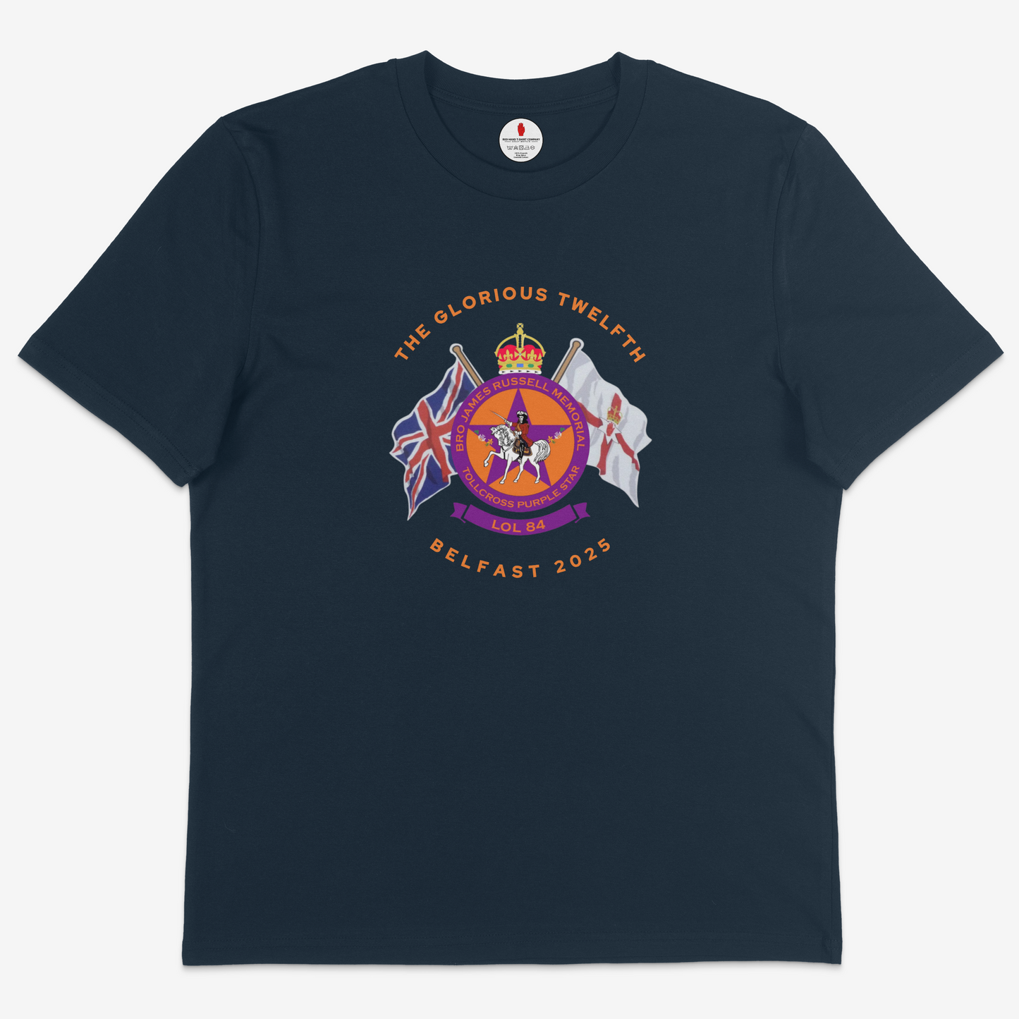 Tollcross Purple Star T-Shirt