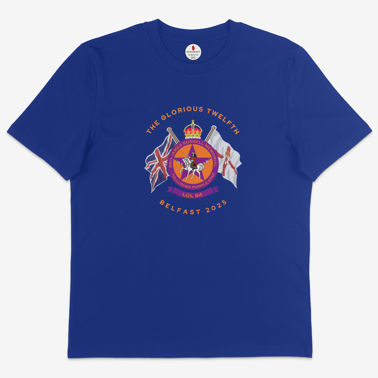 Tollcross Purple Star T-Shirt