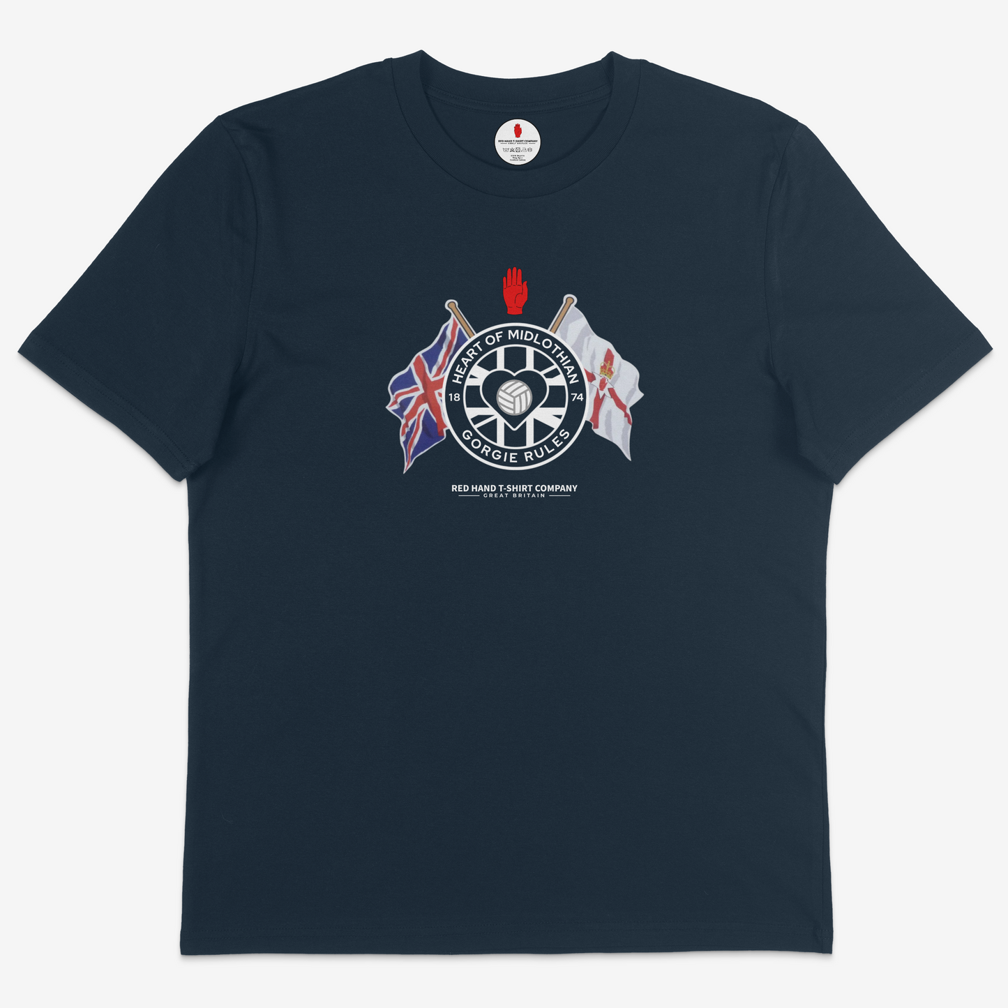 Hearts Crossed Flags T-shirt