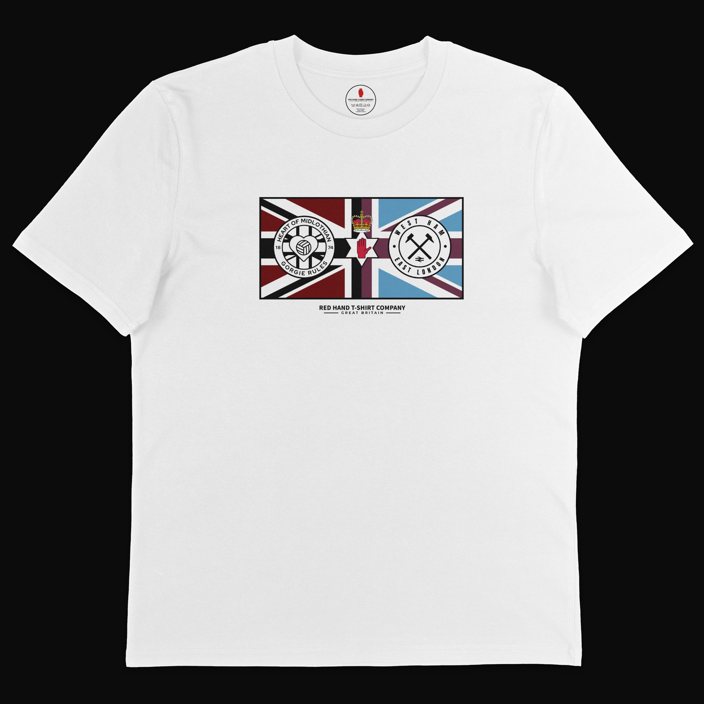 West Ham Hearts Flag T-Shirt