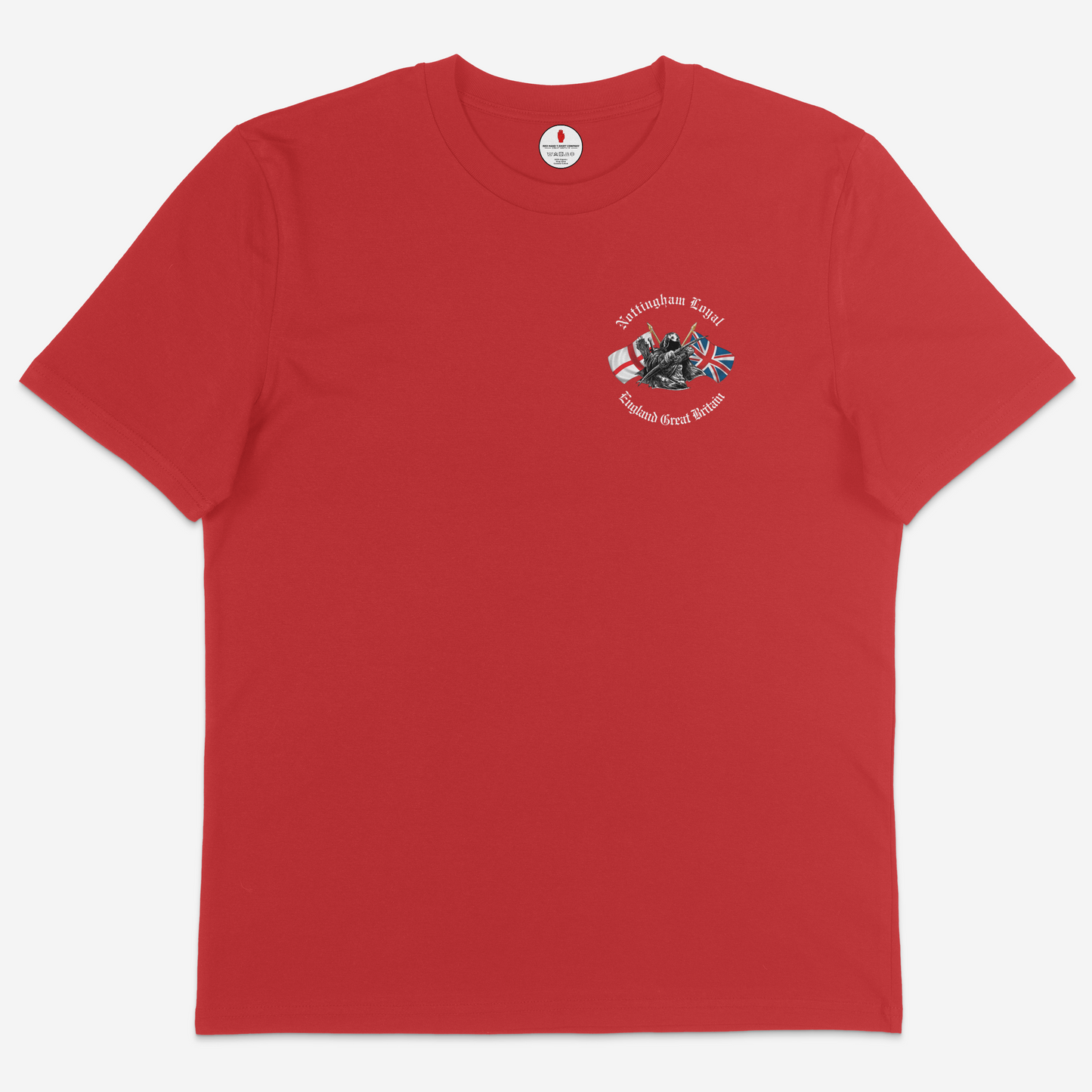 Nottingham Loyal England GB T-shirt (Breast Print)