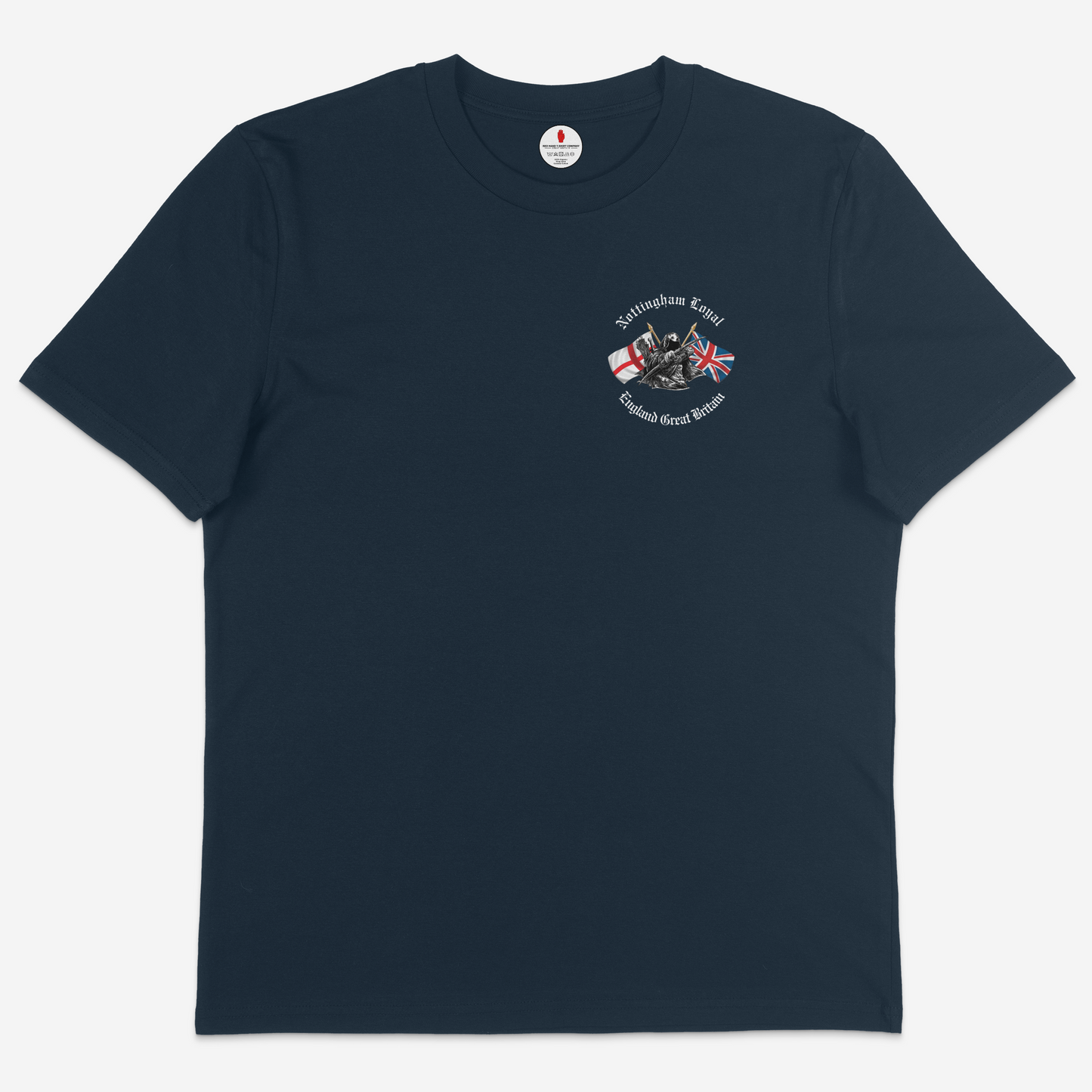Nottingham Loyal England GB T-shirt (Breast Print)