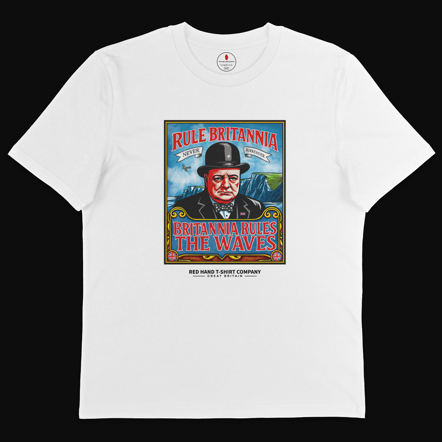 Churchill Never Surrender T-shirt