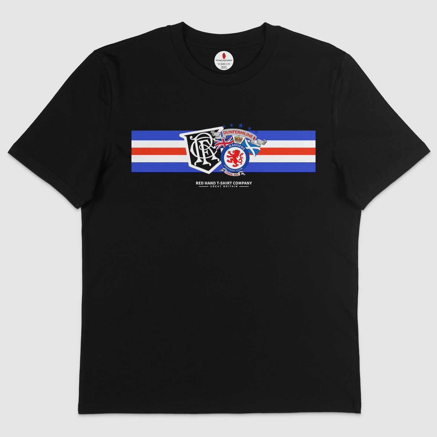 Dunfermline Loyal Five Stripe T-shirt