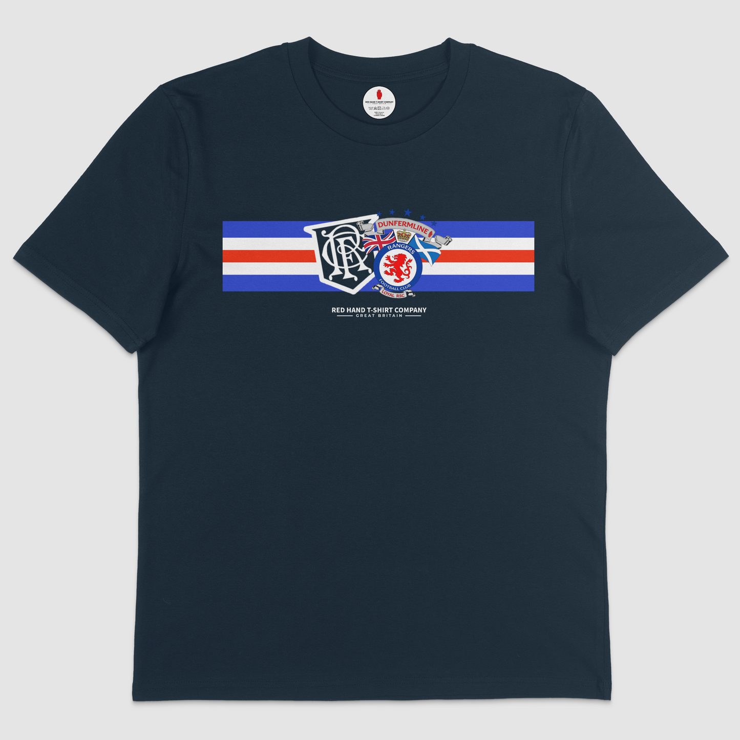 Dunfermline Loyal Five Stripe T-shirt