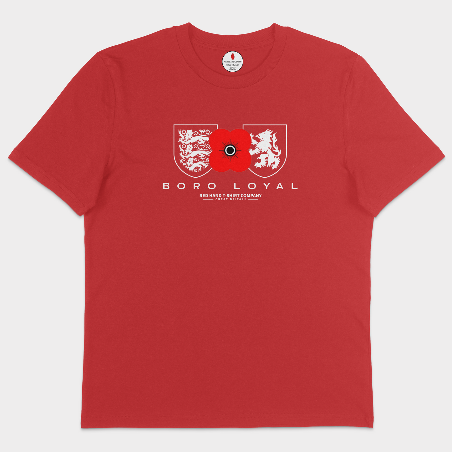 Boro England Poppy T-shirt