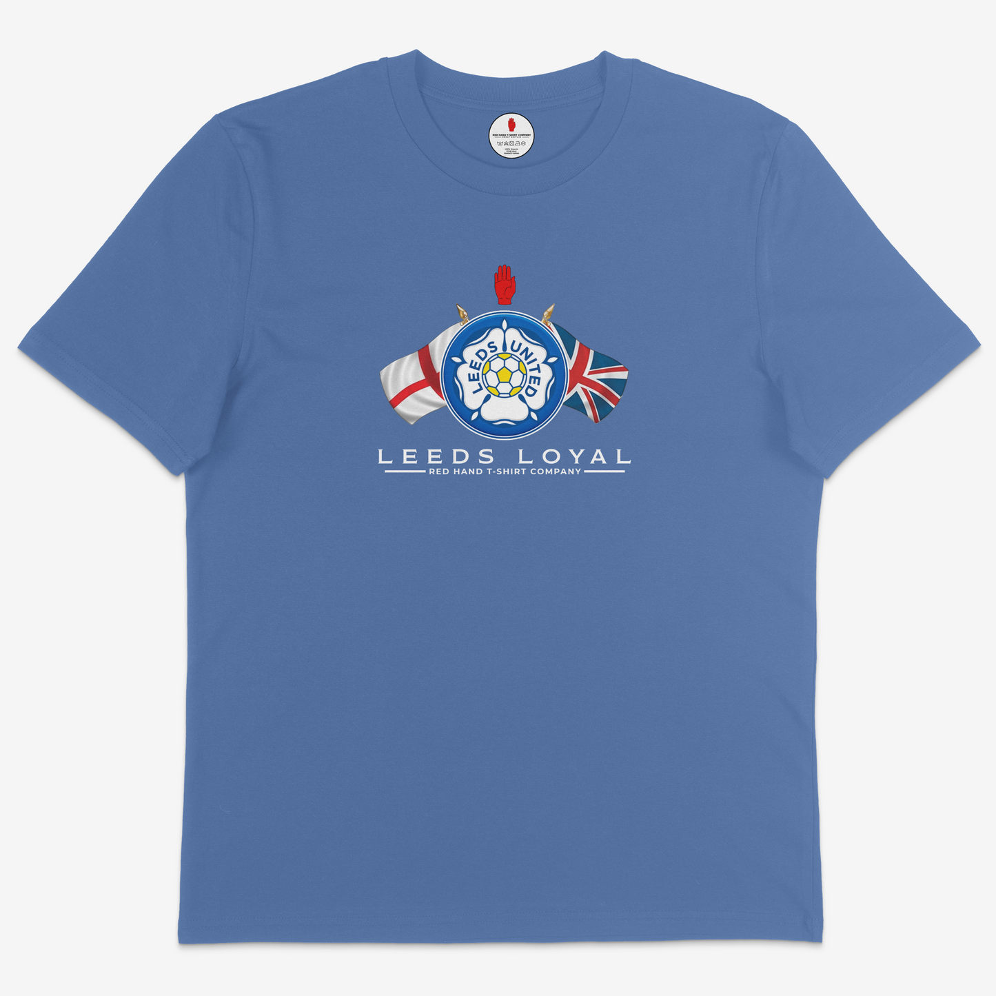 Leeds Loyal Crossed Flags T-Shirt