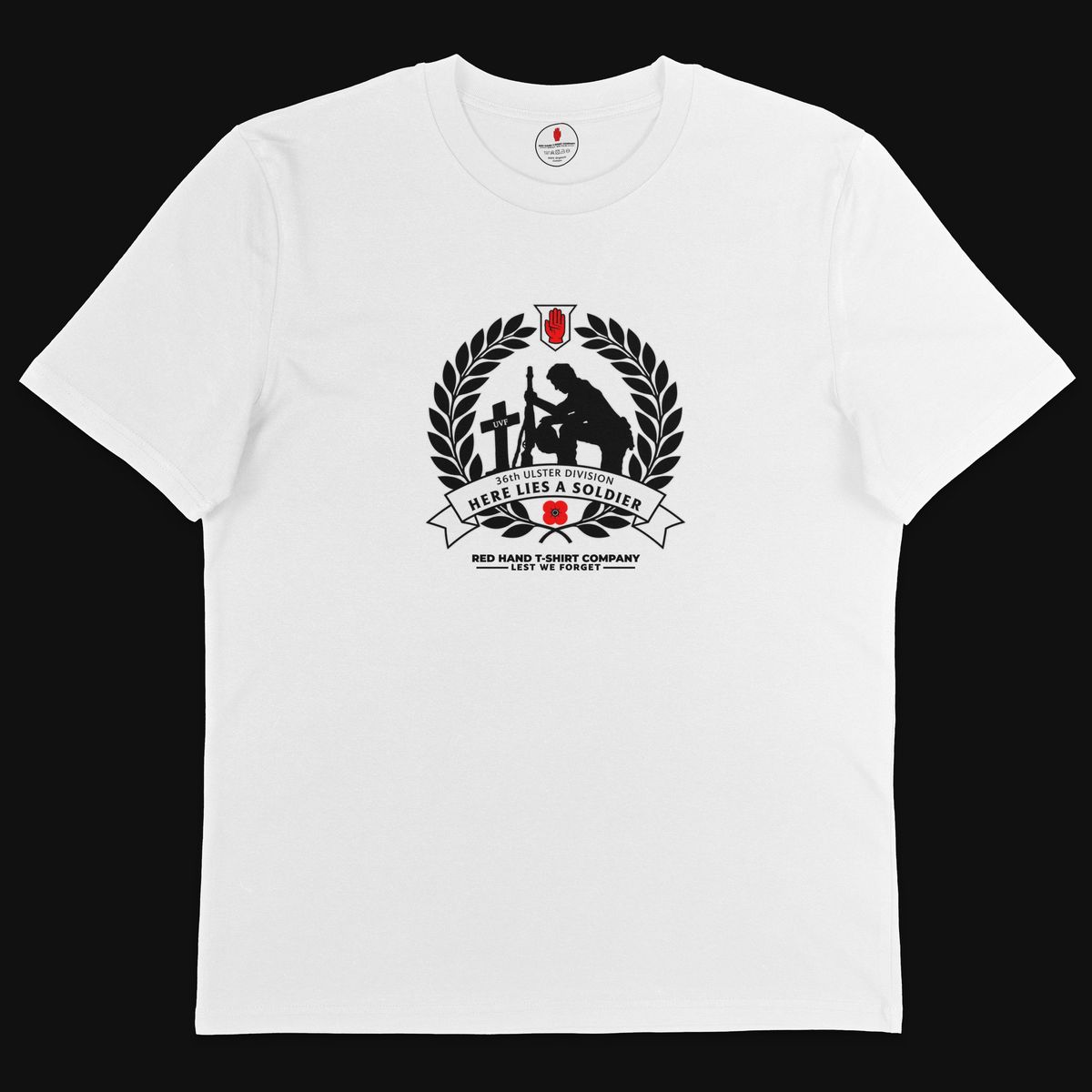 36th Ulster Division Here Lies A Soldier T-shirt