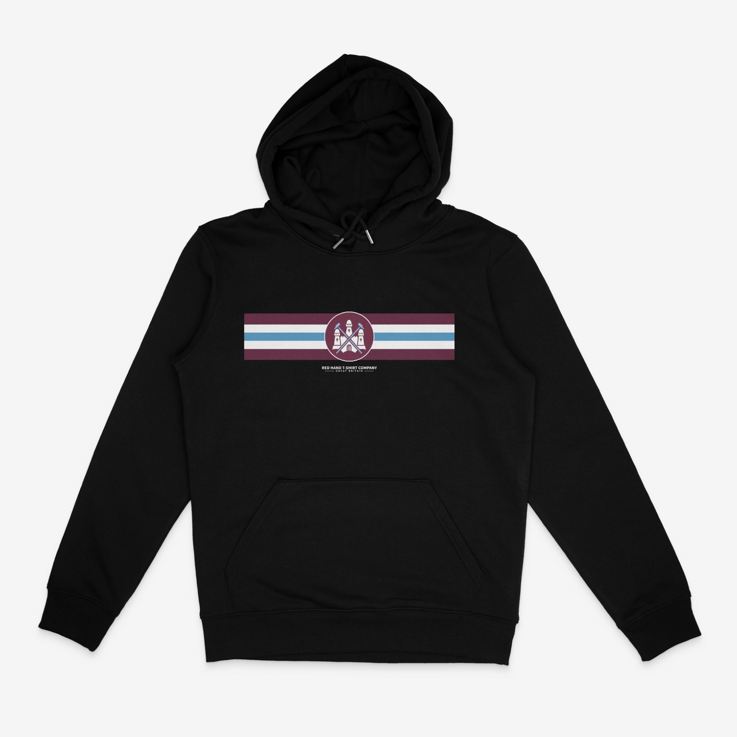 West Ham Five Stripe Hoodie
