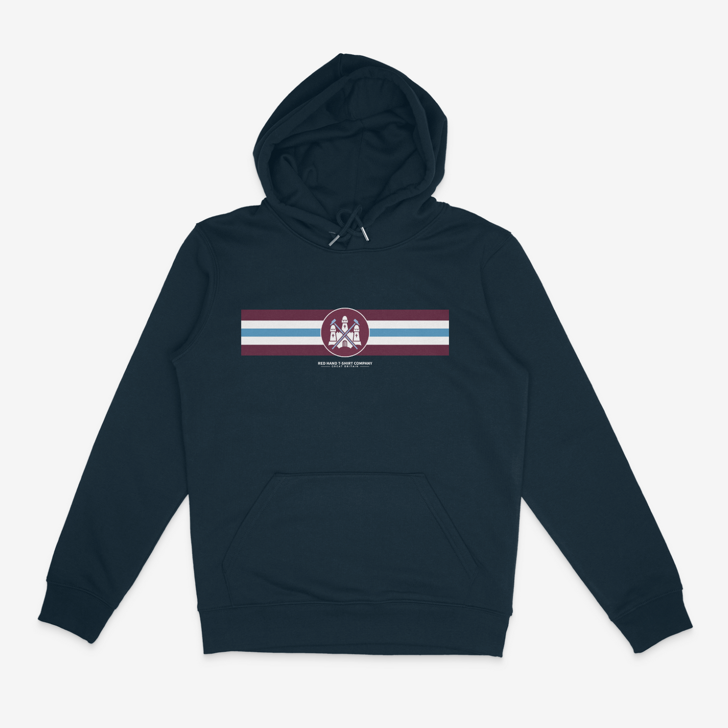 West Ham Five Stripe Hoodie