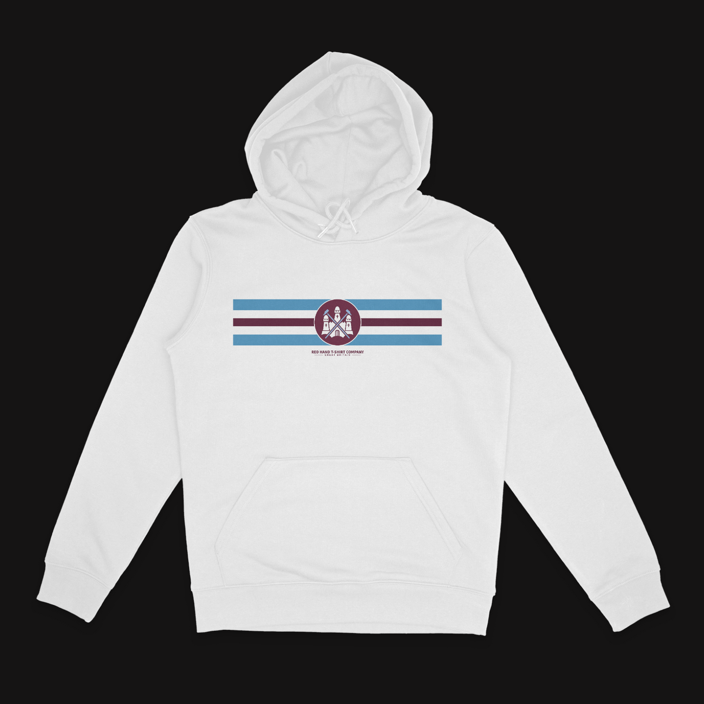 West Ham Five Stripe Hoodie