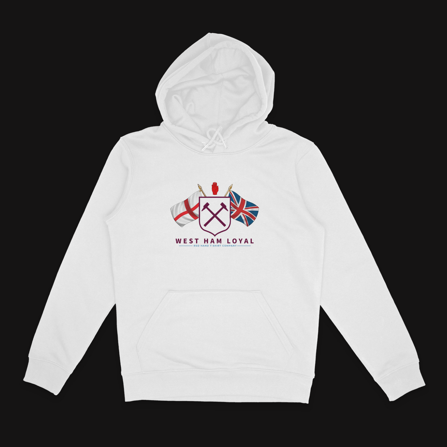 West Ham Loyal St George & Union Flag Hoodie