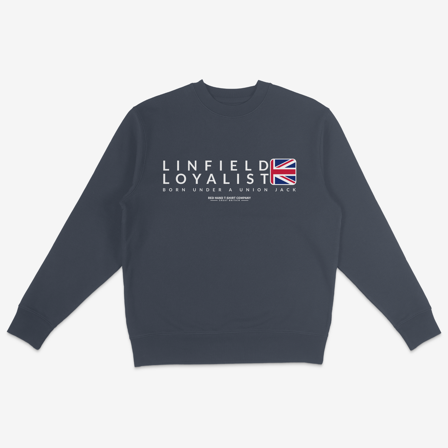 Linfield Born Under A Union Jack Sweatshirt