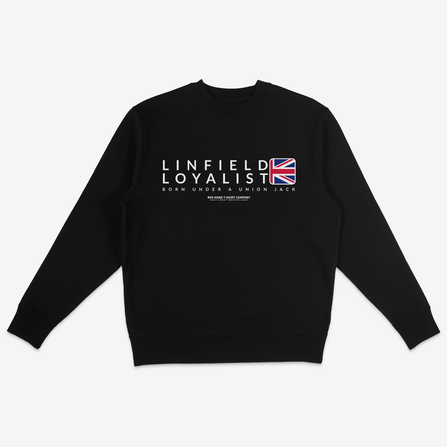 Linfield Born Under A Union Jack Sweatshirt