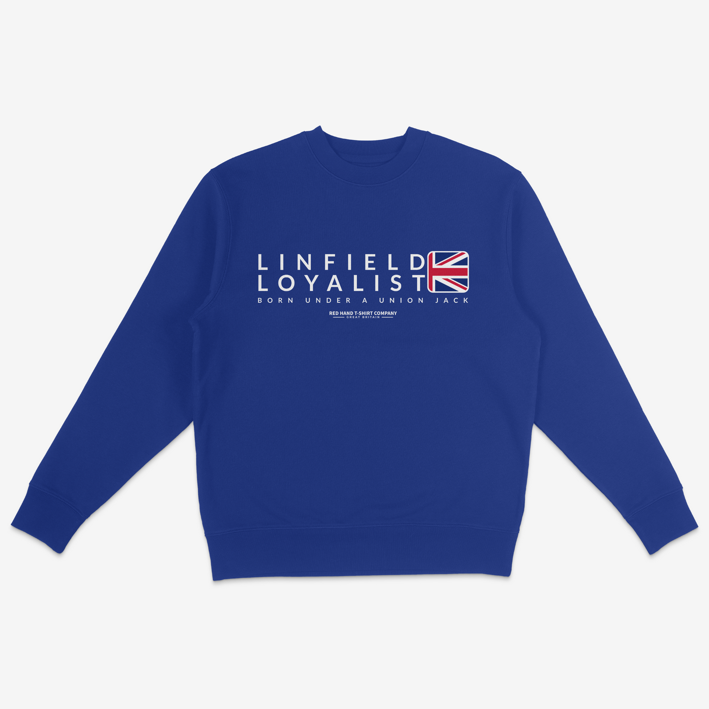 Linfield Born Under A Union Jack Sweatshirt