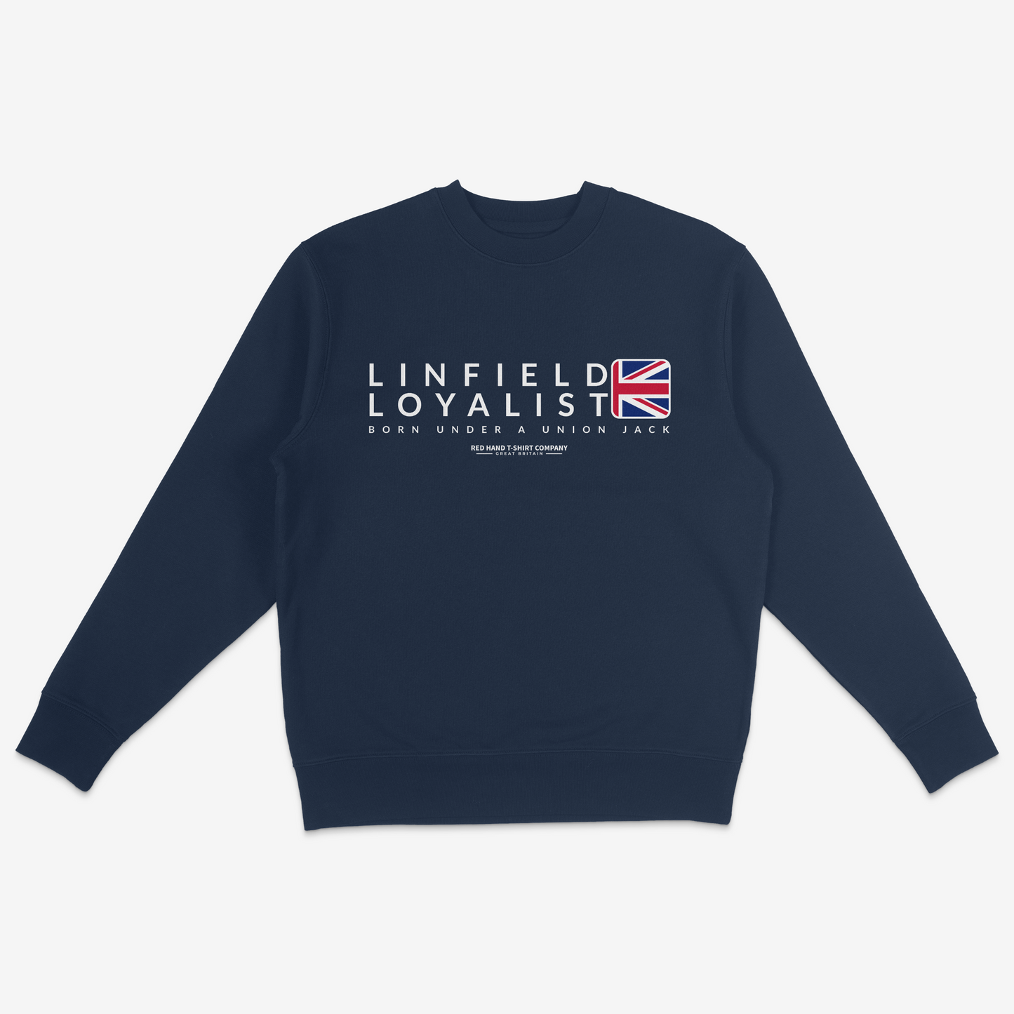 Linfield Born Under A Union Jack Sweatshirt