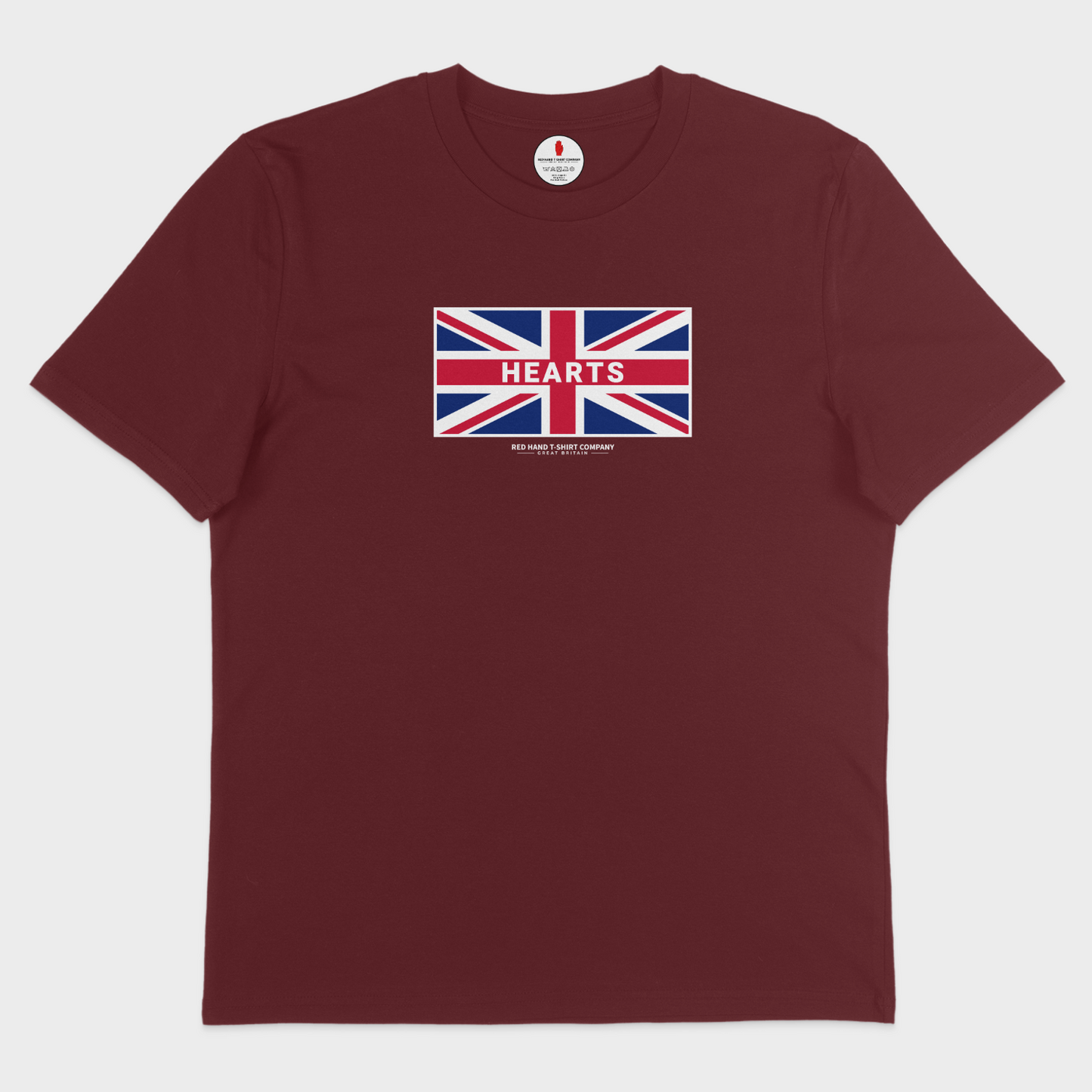 Hearts Union Jack T-shirt