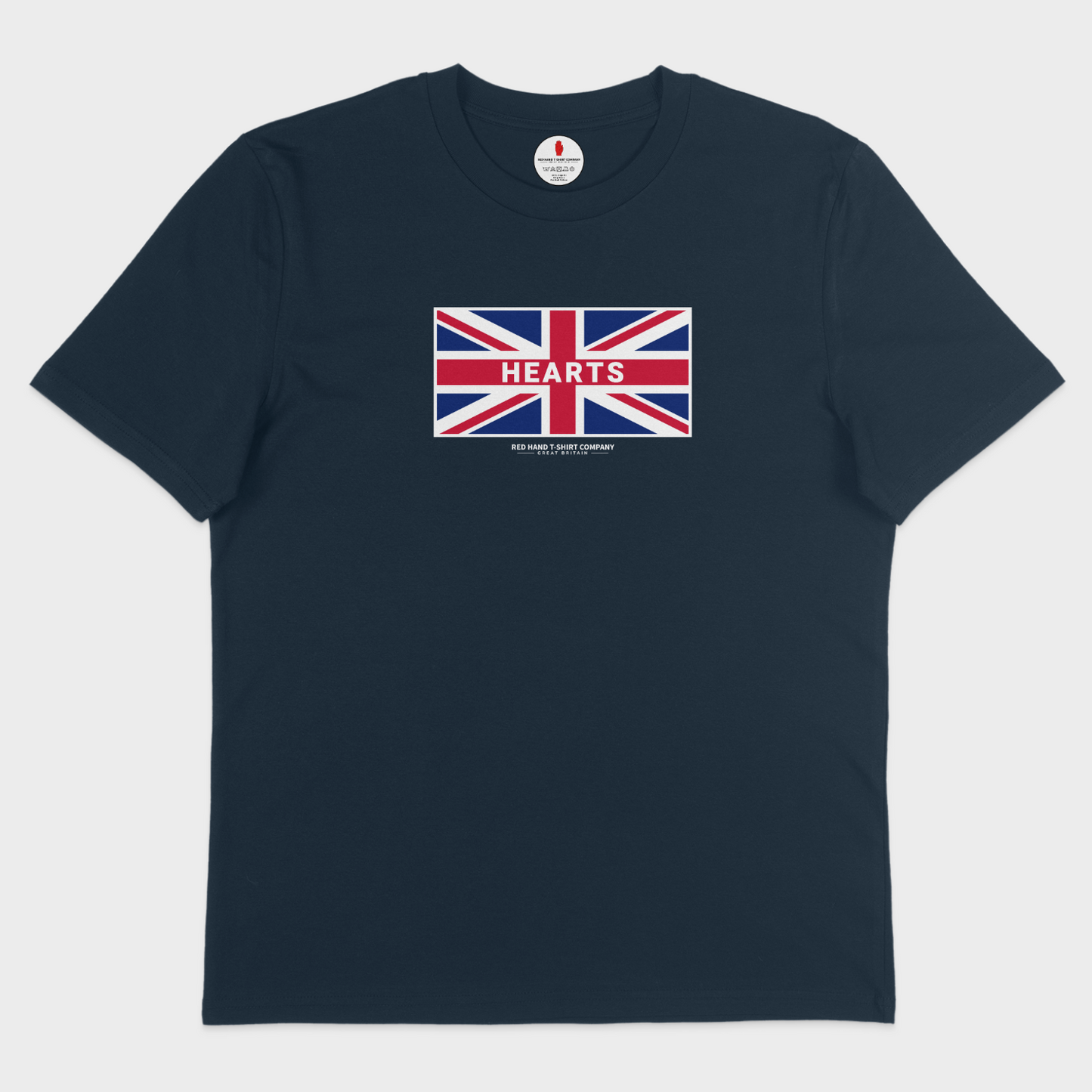 Hearts Union Jack T-shirt