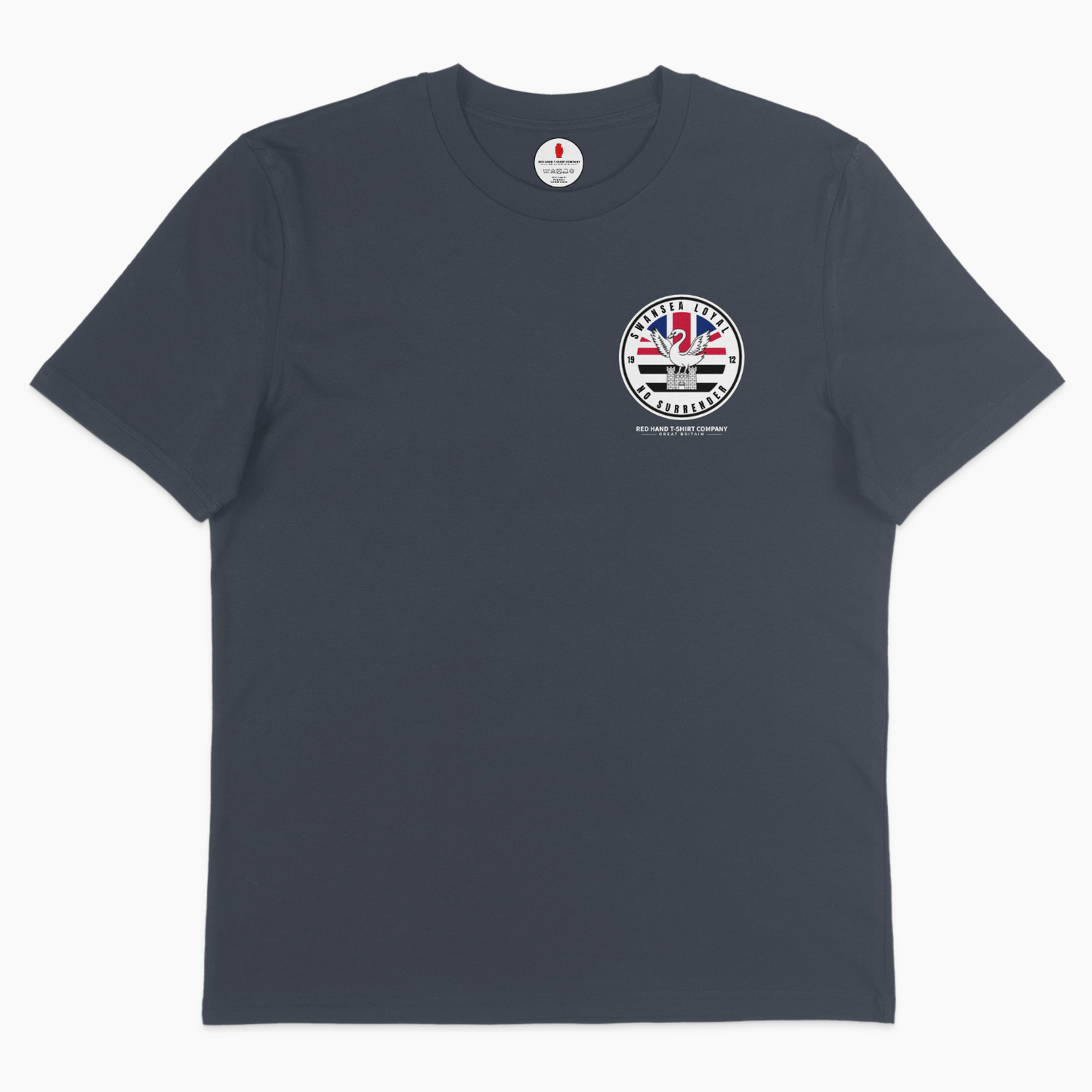Swansea Loyal No Surrender (Breast Print) T-shirt