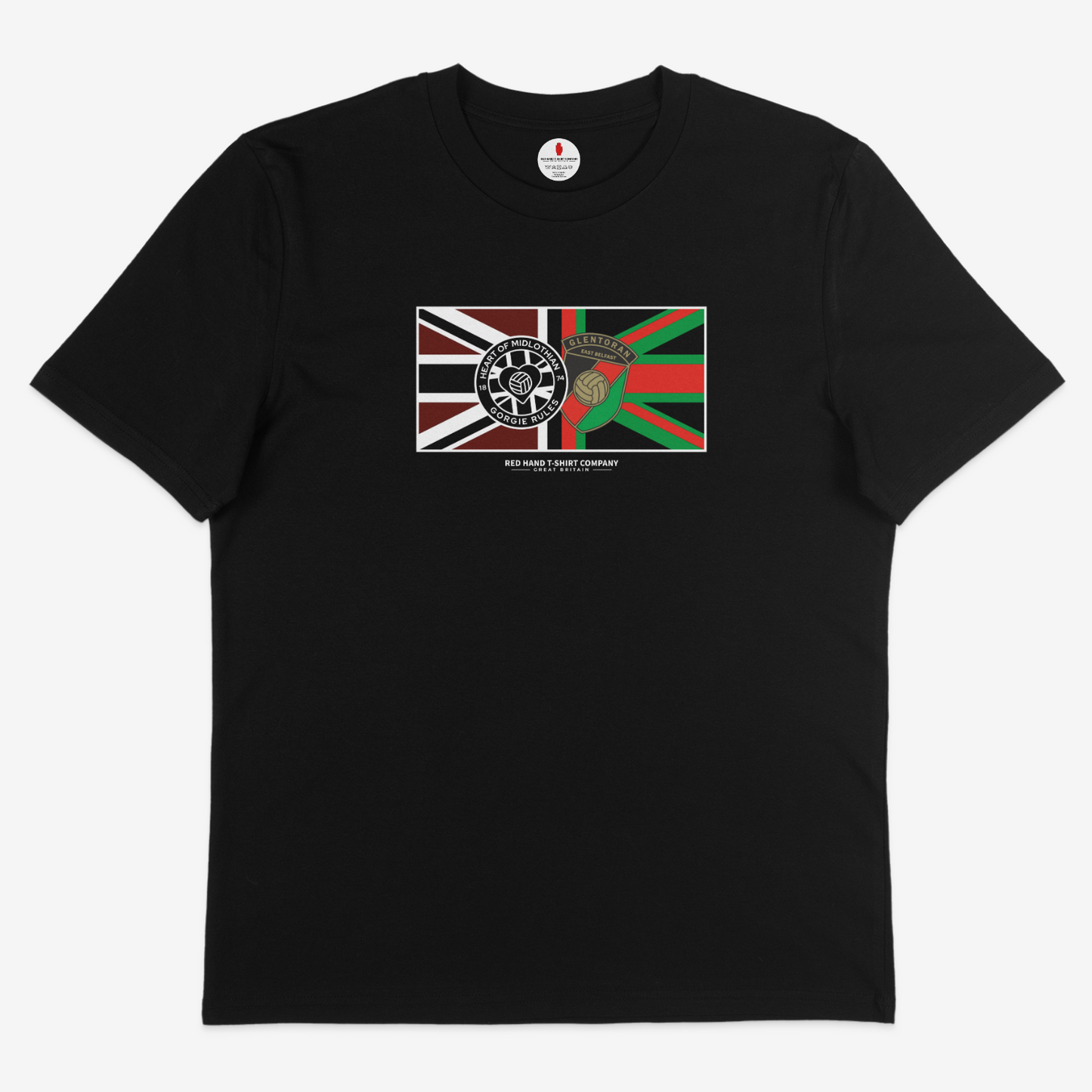 Hearts Glentoran Union Flag T-shirt