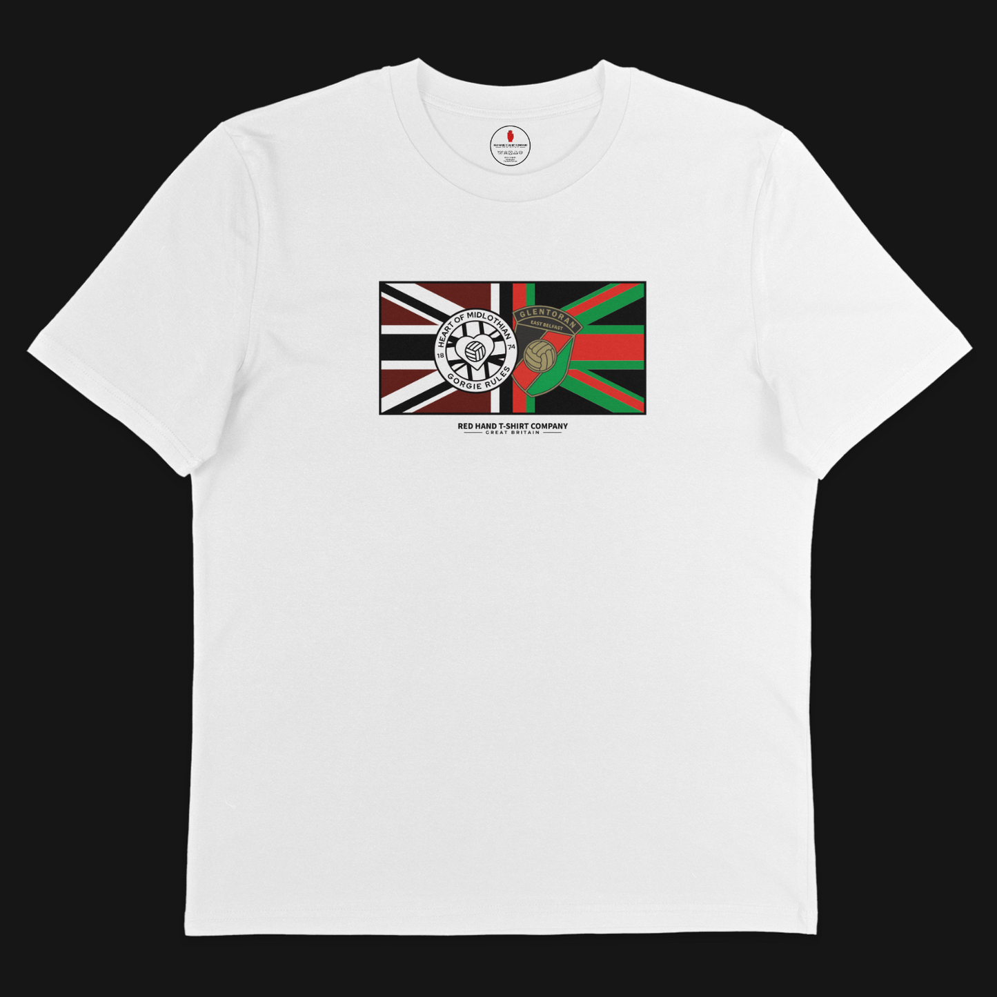 Hearts Glentoran Union Flag T-shirt