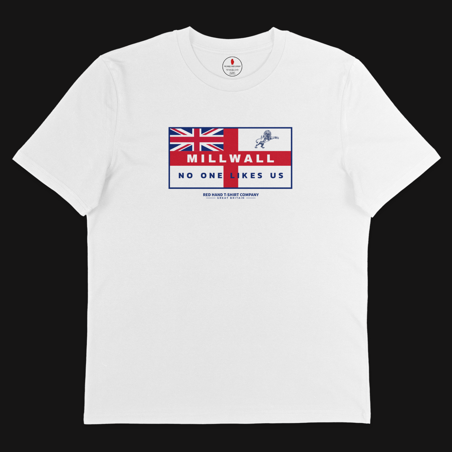 Millwall No One Likes Us Flag T-shirt