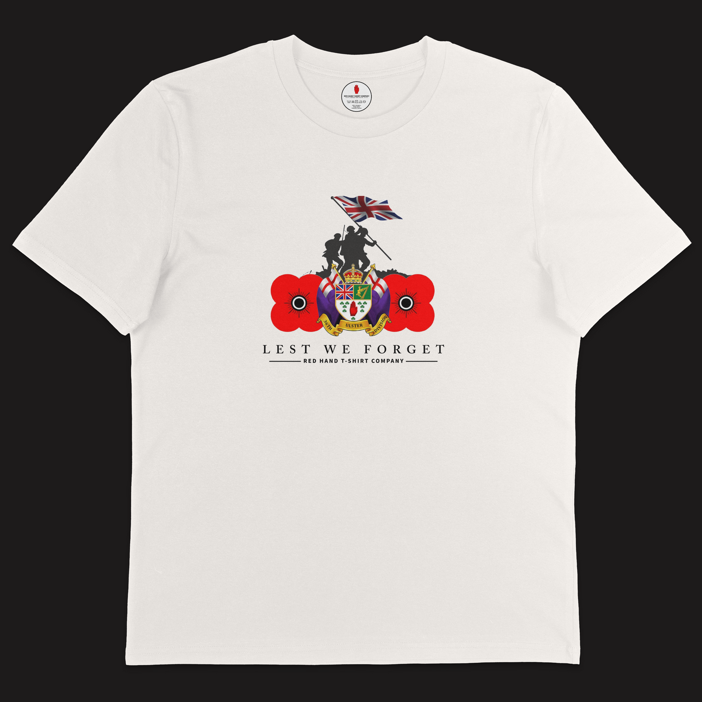 36th Ulster Division Lest We Forget T-shirt