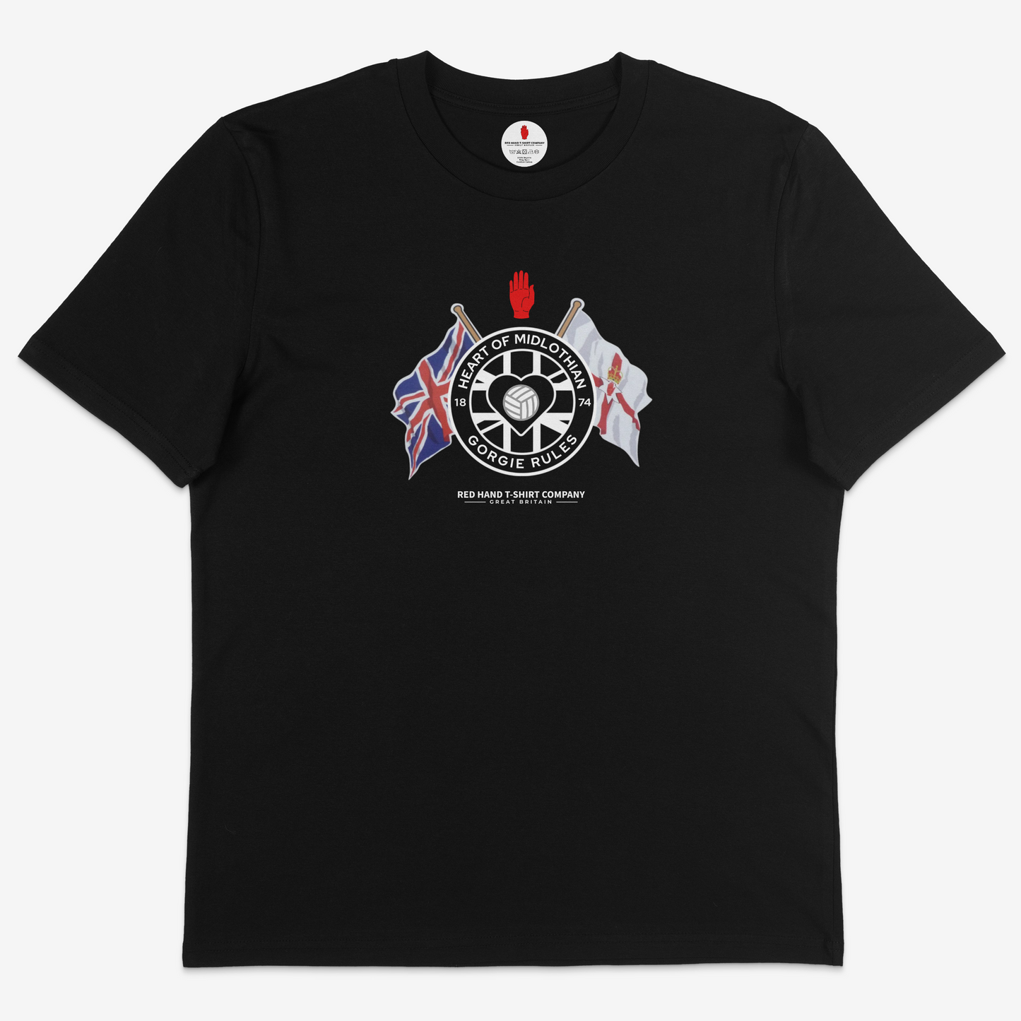 Hearts Crossed Flags T-shirt