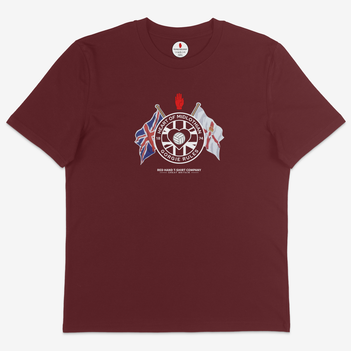 Hearts Crossed Flags T-shirt