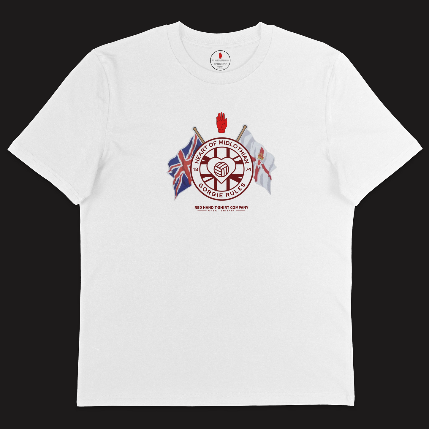 Hearts Crossed Flags T-shirt