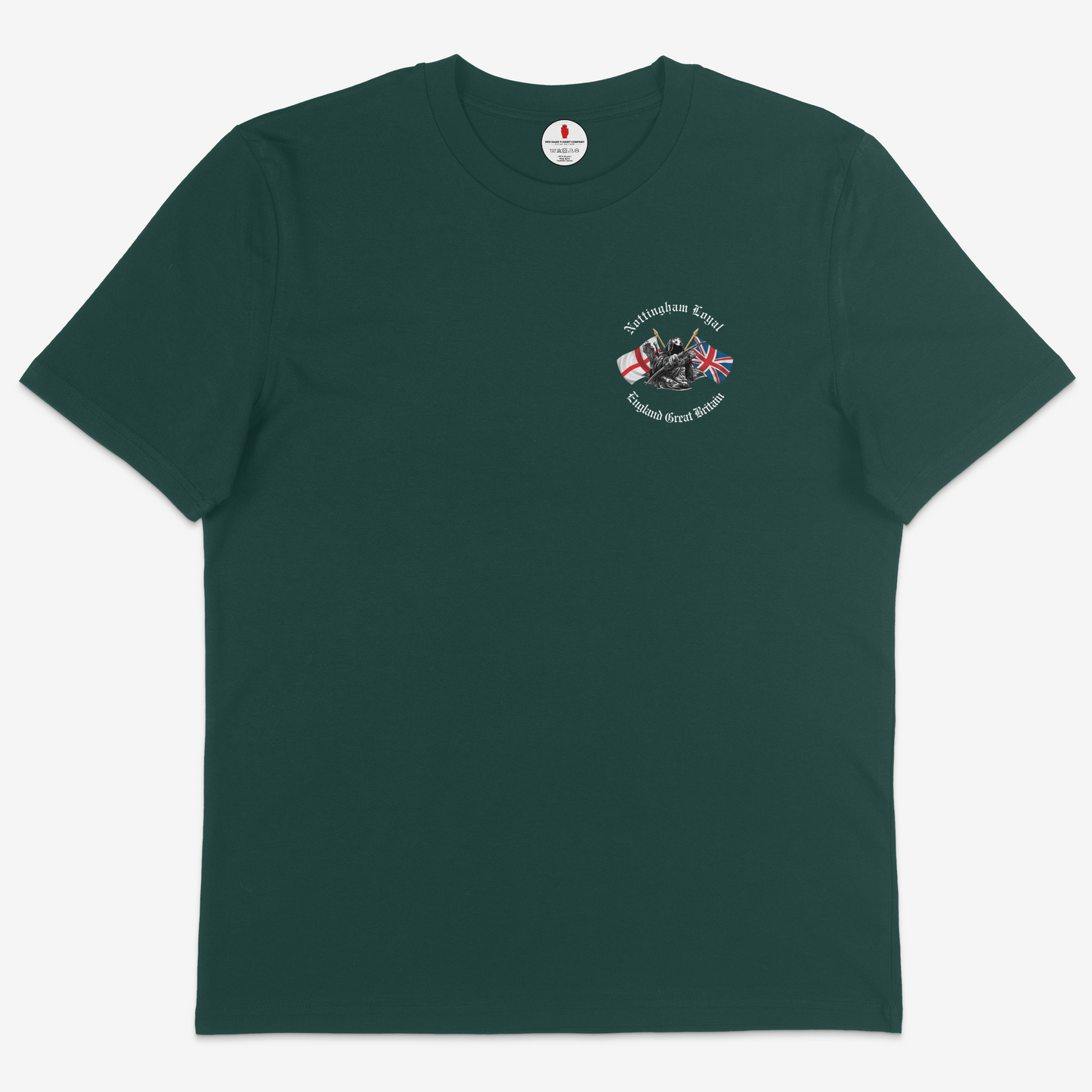 Nottingham Loyal England GB T-shirt (Breast Print)