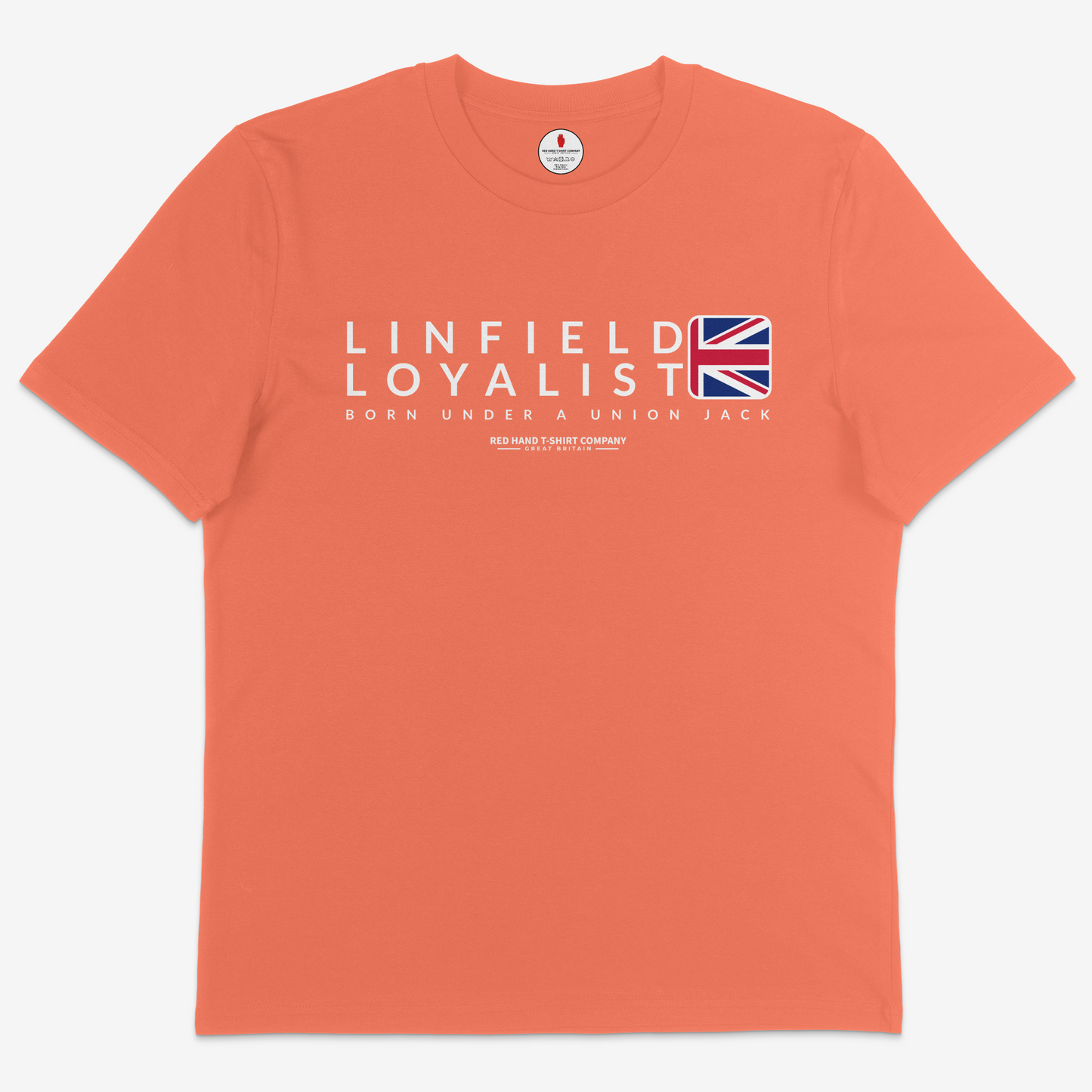 Linfield Born Under A Union Jack T-shirt