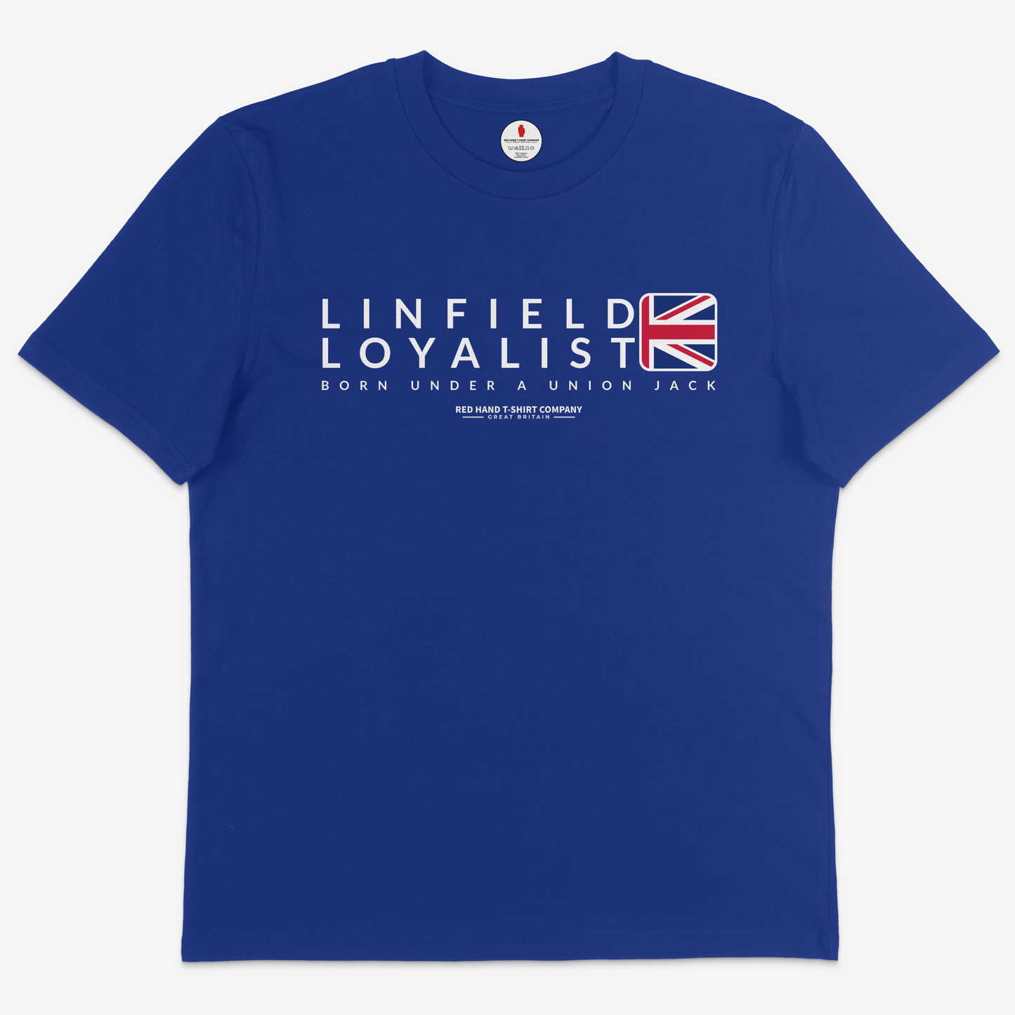 Linfield Born Under A Union Jack T-shirt